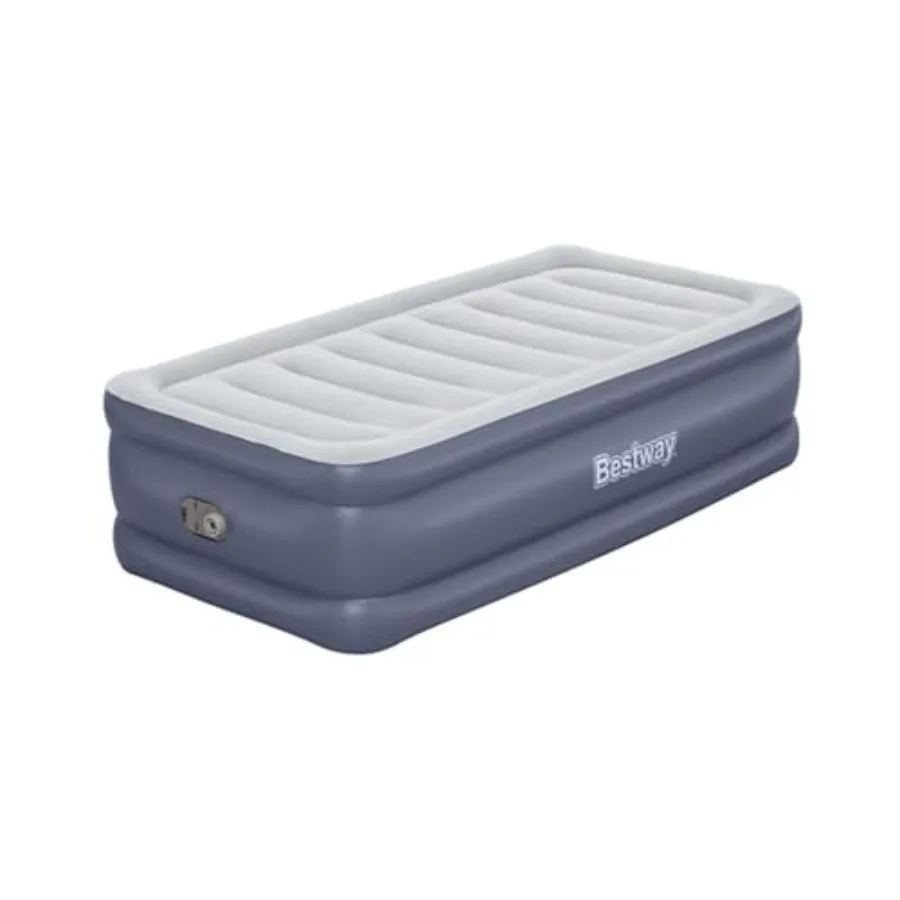 Air Mattress TriTech Twin Airbed with Built-in Pump and Storage Bag Gray
Air Mattress TriTech Twin Airbed with Built-in Pump and Storage Bag Gray