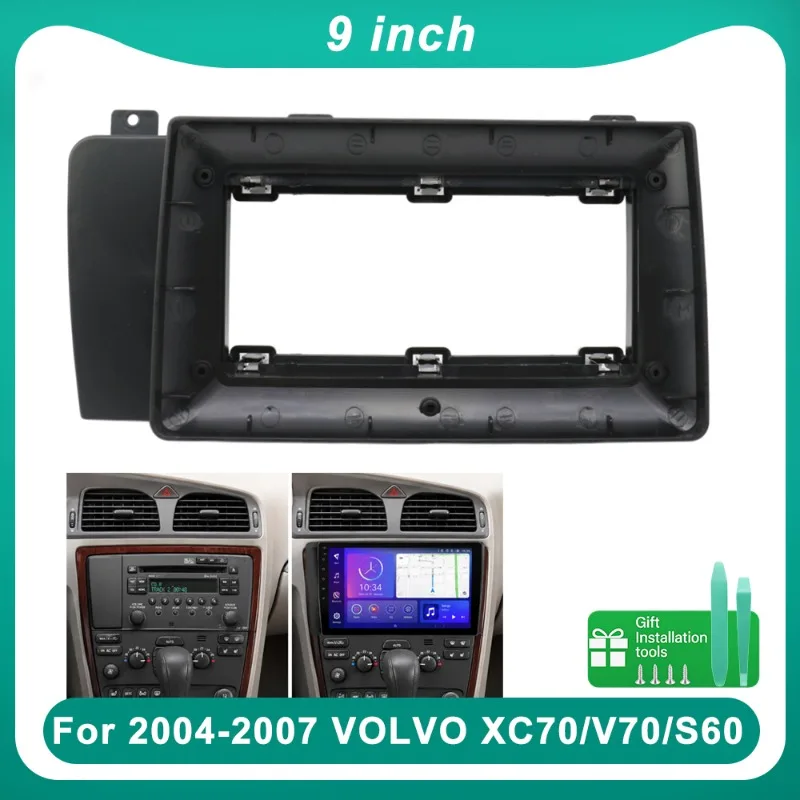 9 Inch Car Radio Fascia Frame For Volvo XC70 V70 S60 2004-2007 Dashboard Panel Trim Bezel Kit for Android Stereo Installation
9 Inch Car Radio Fascia Frame For Volvo XC70 V70 S60 2004-2007 Dashboard Panel Trim Bezel Kit for Android Stereo Installation