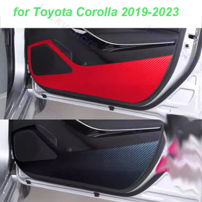 Противоударные коврики на дверь автомобиля для Toyota Corolla 2019-2023, защитная накладка, износостойкие кожаные наклейки, аксессуары для интерьера
Противоударные коврики на дверь автомобиля для Toyota Corolla 2019-2023, защитная накладка, износостойкие кожаные наклейки, аксессуары для интерьера
