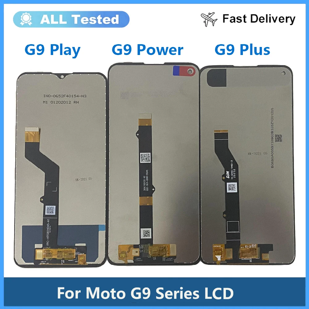 Original LCD For Motorola Moto G9 Plus Lcd Screen Display Touch Digitizer Assembly For Moto G9 Play LCD Diaplsy G9 Power LCD
Original LCD For Motorola Moto G9 Plus Lcd Screen Display Touch Digitizer Assembly For Moto G9 Play LCD Diaplsy G9 Power LCD