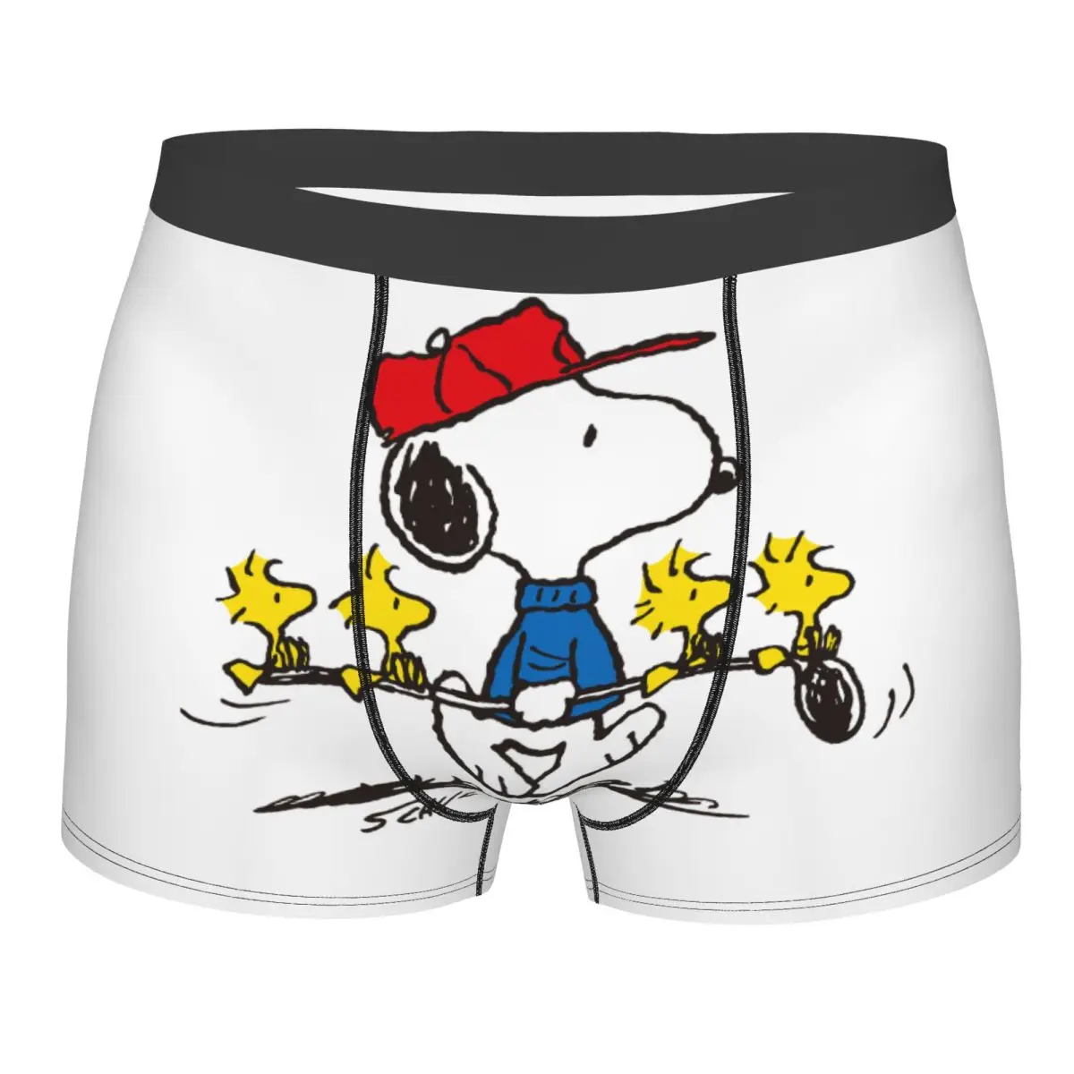 Мужские сексуальные трусы-боксеры с принтом Снупи и Вудстока в стиле аниме, индивидуальный дизайн
Мужские сексуальные трусы-боксеры с принтом Снупи и Вудстока в стиле аниме, индивидуальный дизайн