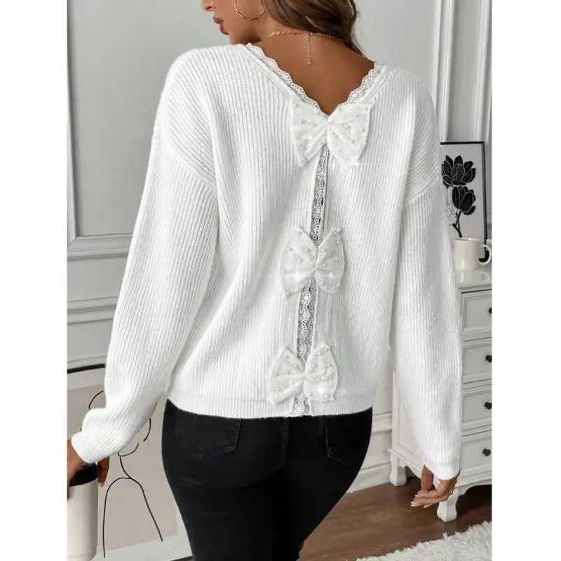 H 58560 Sle Pure Color, простой повседневный контрастный цвет, кружевной узел, украшение, женский вязаный воротник-свитер, девять...
H 58560 Sle Pure Color, простой повседневный контрастный цвет, кружевной узел, украшение, женский вязаный воротник-свитер, девять...