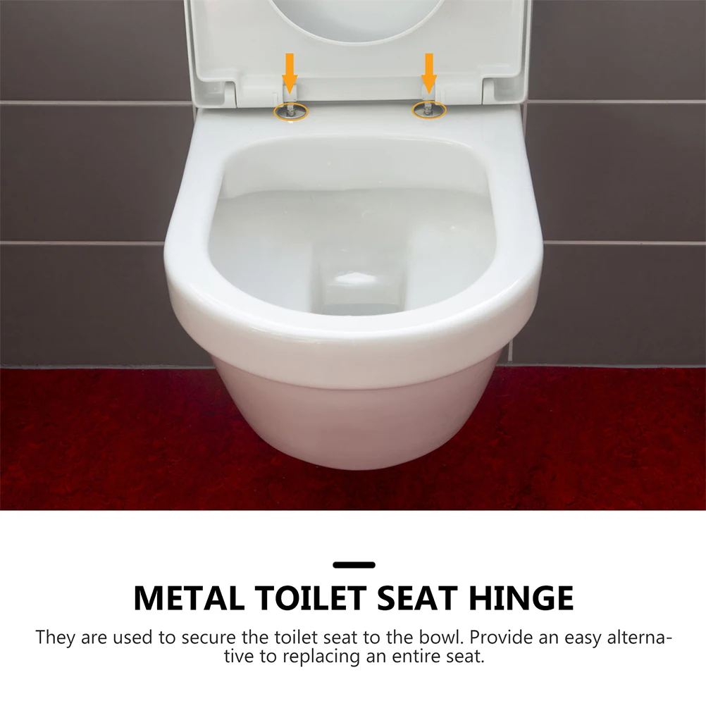 1 set Universal Toilet Seat Screw Kit Strong Durable Practical Installation Bolts Metal Plastic Rubber Parts Accessories
1 set Universal Toilet Seat Screw Kit Strong Durable Practical Installation Bolts Metal Plastic Rubber Parts Accessories