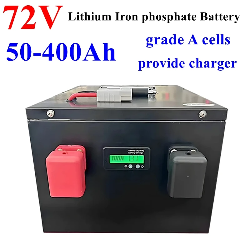 Lifepo4 72V 50Ah 60Ah 80Ah 100Ah 120Ah 150Ah 200Ah 300Ah 400Ah Lithium Battery for 5KW 7KW 8KW 10KW 14KW Sightseeing Vehicle
Lifepo4 72V 50Ah 60Ah 80Ah 100Ah 120Ah 150Ah 200Ah 300Ah 400Ah Lithium Battery for 5KW 7KW 8KW 10KW 14KW Sightseeing Vehicle