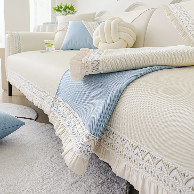 Summer Silk Sofa Cushion Cool White French Style2025New Non-Slip Cooling Cover Cushion Backrest Towel
Summer Silk Sofa Cushion Cool White French Style2025New Non-Slip Cooling Cover Cushion Backrest Towel