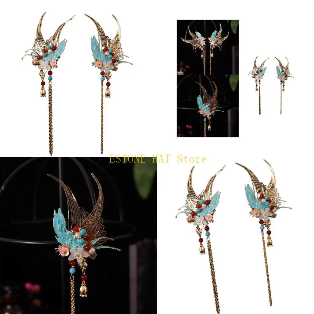 49MF Beautiful Hair Clip Chinese Traditional Costume Flower Ancient Hanbiuk Cosplay
49MF Beautiful Hair Clip Chinese Traditional Costume Flower Ancient Hanbiuk Cosplay