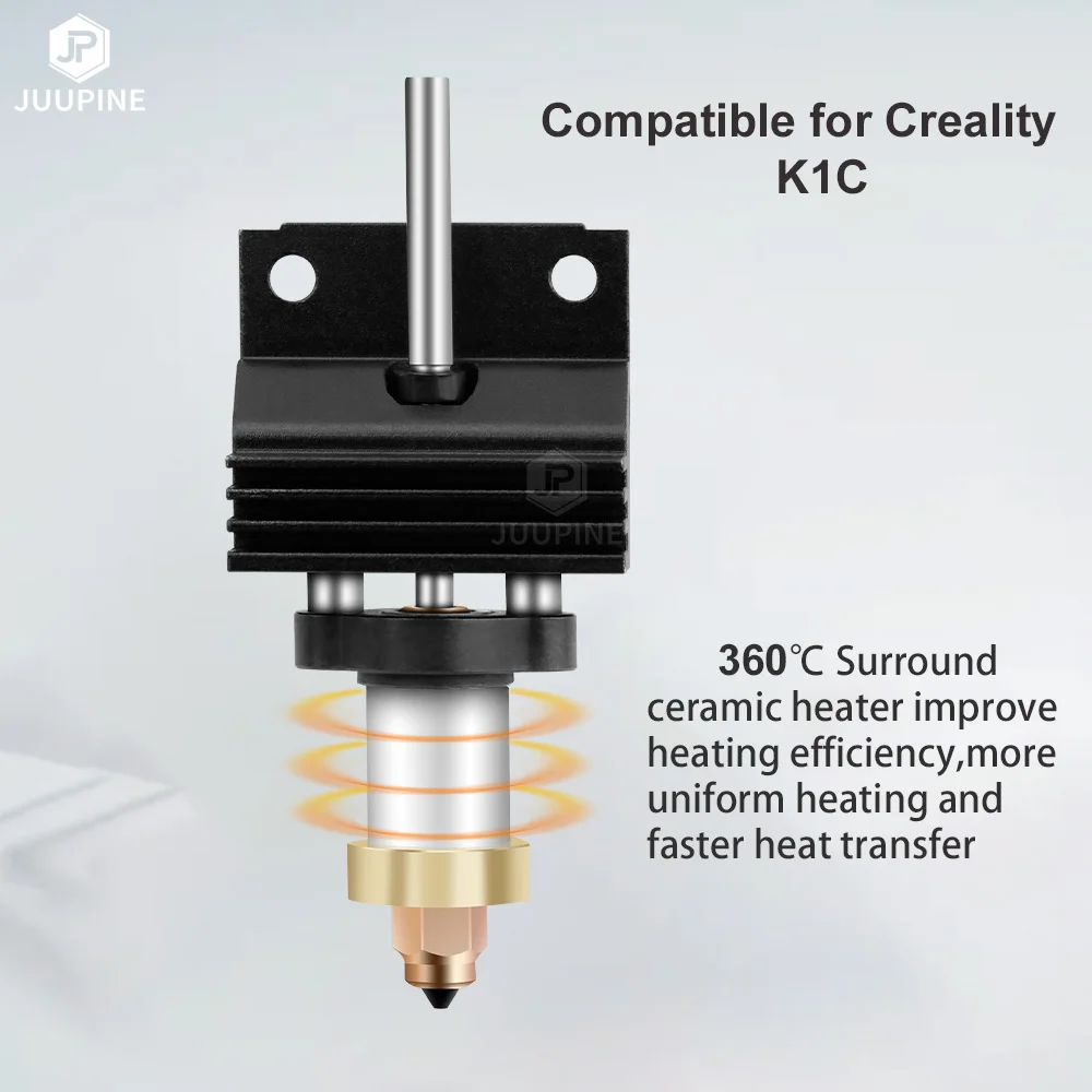 Нагревательный блок Creality K1C, модернизированный радиатор для хотэнда K1C, комплект сопел Unicorn для хотэнда Creality K1, сборка хотэнда K1 Max
Нагревательный блок Creality K1C, модернизированный радиатор для хотэнда K1C, комплект сопел Unicorn для хотэнда Creality K1, сборка хотэнда K1 Max