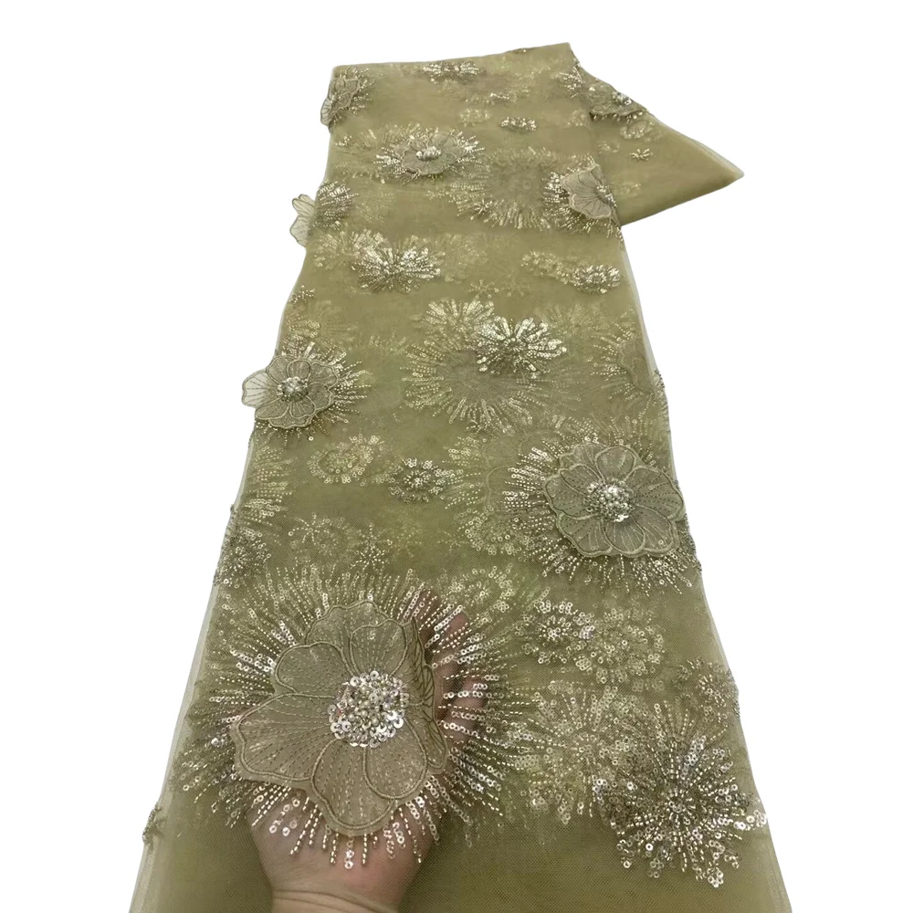 African Handmade Beaded Tulle Lace Fabric S-1406184 High Quality Sequin French Luxury Fabric for Bridal Wedding Party Dress
African Handmade Beaded Tulle Lace Fabric S-1406184 High Quality Sequin French Luxury Fabric for Bridal Wedding Party Dress