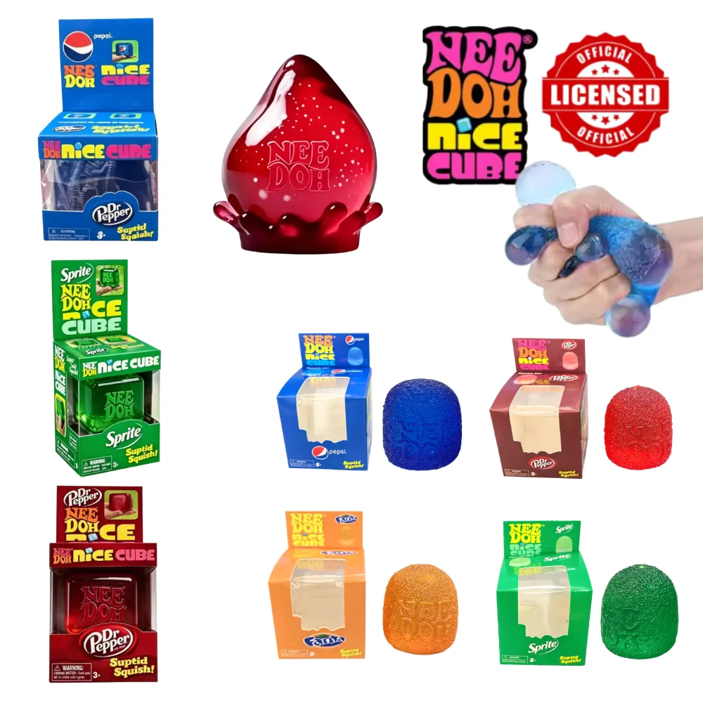 Schylling Needoh Nice Cube Sensory Fidget Toy Squishy Squeeze Stress Relief Anti-Anxiety Focus Calm Toy For Kids Adults ADHD
Schylling Needoh Nice Cube Sensory Fidget Toy Squishy Squeeze Stress Relief Anti-Anxiety Focus Calm Toy For Kids Adults ADHD