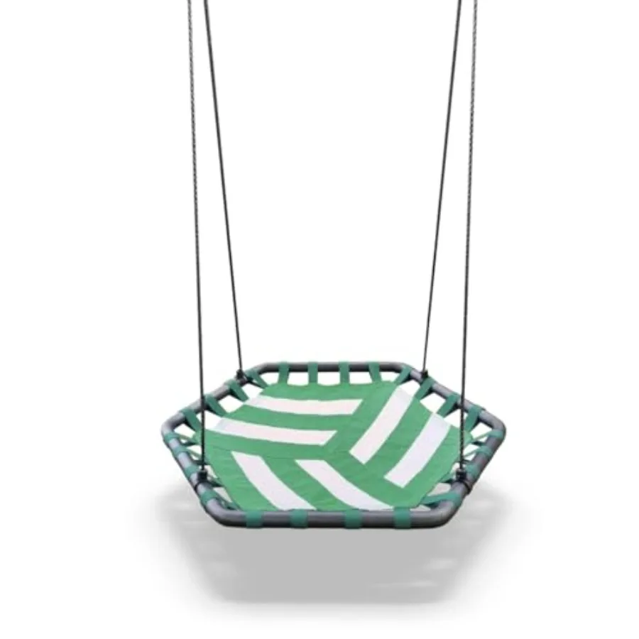 Bijou Kubix Swing - Modern platform swing for kids, sensory outdoor play set in durable powder-coated steel, charcoal gray, wea
Bijou Kubix Swing - Modern platform swing for kids, sensory outdoor play set in durable powder-coated steel, charcoal gray, wea