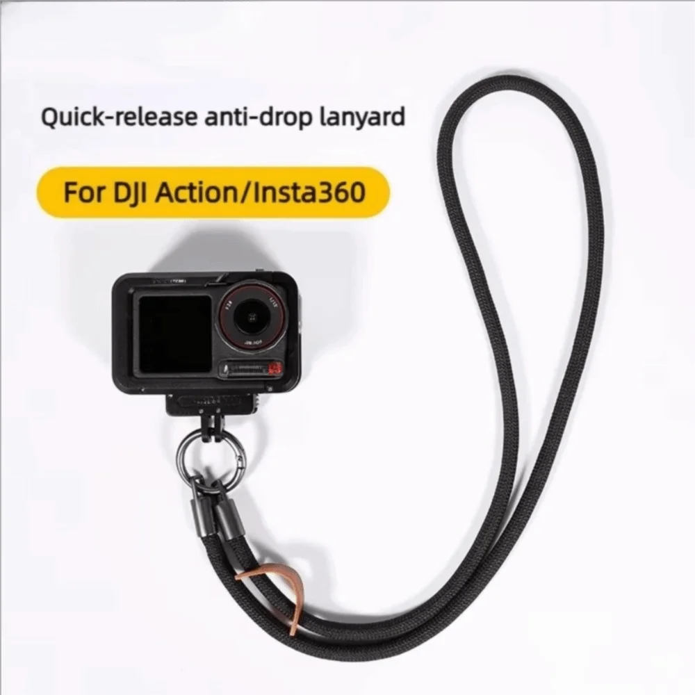 Braided Fabric Camera Anti-Loss Neck Strap Action Camera Lanyard for DJI Action 5 Pro/4/3 Insta360 Series
Braided Fabric Camera Anti-Loss Neck Strap Action Camera Lanyard for DJI Action 5 Pro/4/3 Insta360 Series