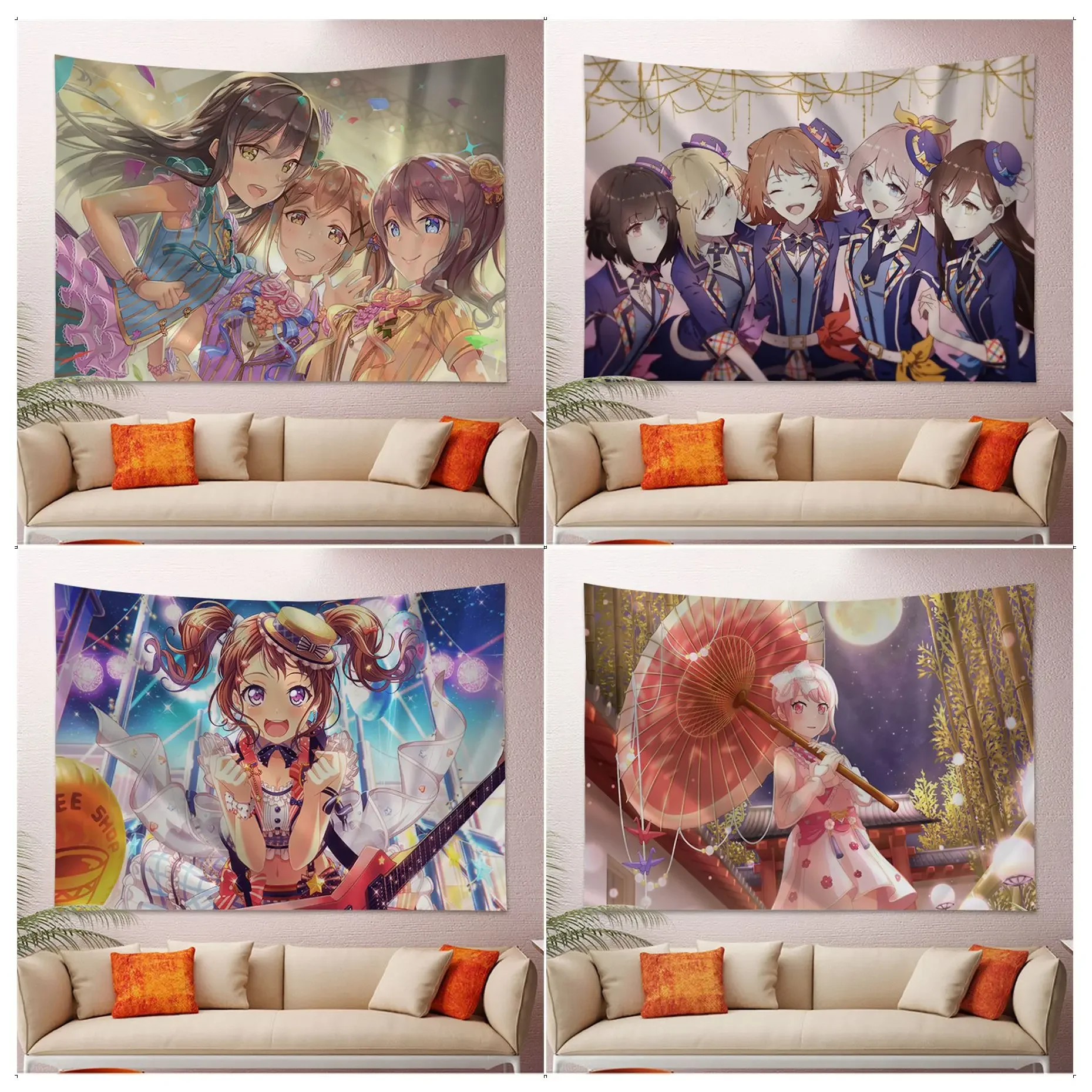 Anime BanG Dream Tapestry Tapestry Art Printing Indian Buddha Wall Decoration Witchcraft Bohemian Hippie INS Home Decor
Anime BanG Dream Tapestry Tapestry Art Printing Indian Buddha Wall Decoration Witchcraft Bohemian Hippie INS Home Decor