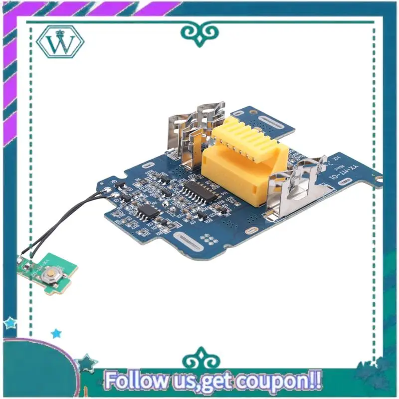 Модернизированная 6 шт. BL1830 литиевая батарея BMS PCB плата защиты от зарядки для электроинструмента 18 В BL1815 BL1860 LXT400 Bl1850
Модернизированная 6 шт. BL1830 литиевая батарея BMS PCB плата защиты от зарядки для электроинструмента 18 В BL1815 BL1860 LXT400 Bl1850