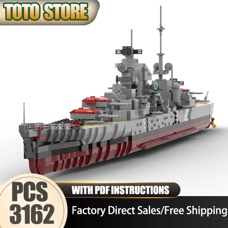 Warship Model Moc Building Blocks Heavy Cruiser of Germany's Kriegsmarine Technology Brick Assembly Construction Toy Holiday
Warship Model Moc Building Blocks Heavy Cruiser of Germany's Kriegsmarine Technology Brick Assembly Construction Toy Holiday