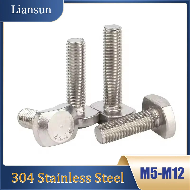 1-10pcs GB37 Bolts For T-Slot T Hammer Head Bolt Rectangle Machine Screws Chute T-Bolt M5 M6 M8 M10 M12 304 Stainless Steel
1-10pcs GB37 Bolts For T-Slot T Hammer Head Bolt Rectangle Machine Screws Chute T-Bolt M5 M6 M8 M10 M12 304 Stainless Steel