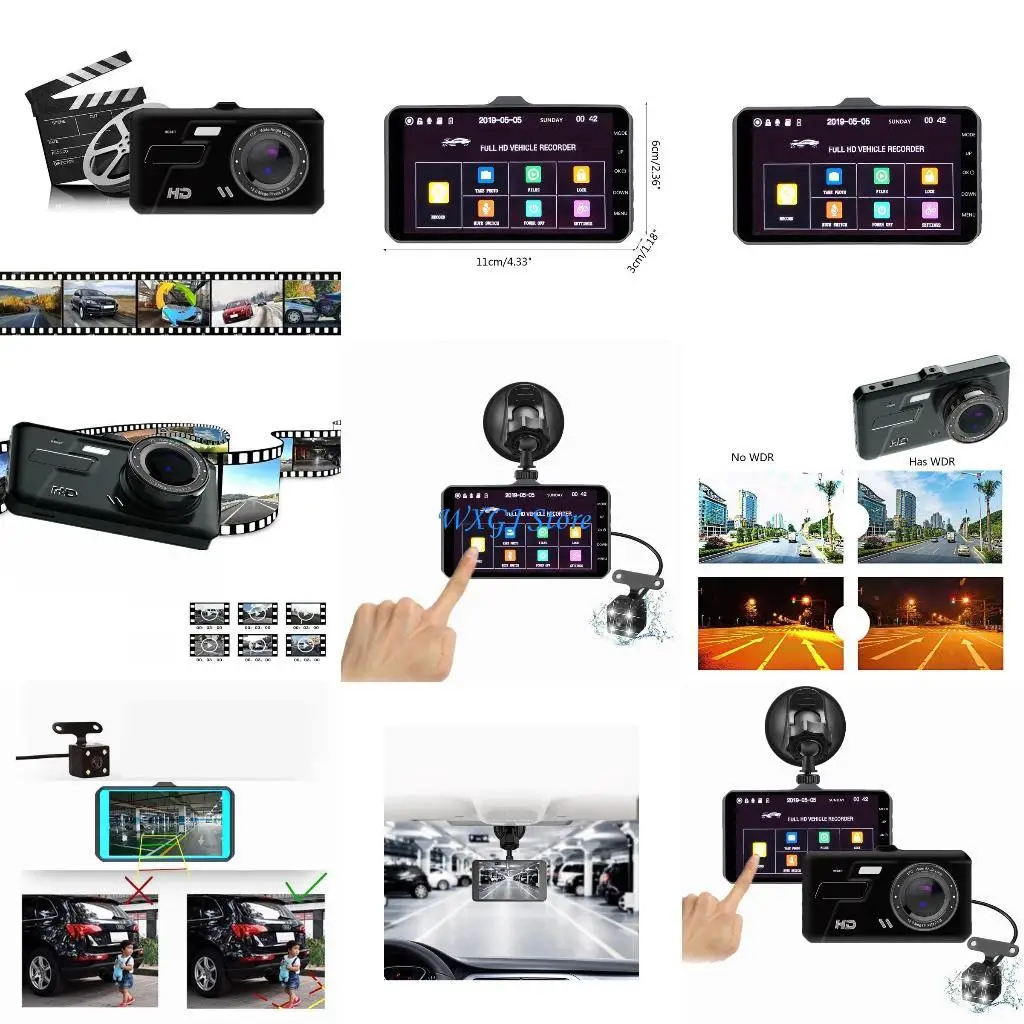 37JE IPS для сенсорного экрана, видеорегистратор 1080P, автомобильный видеорегистратор с двумя объективами, автомобильная задняя
37JE IPS для сенсорного экрана, видеорегистратор 1080P, автомобильный видеорегистратор с двумя объективами, автомобильная задняя