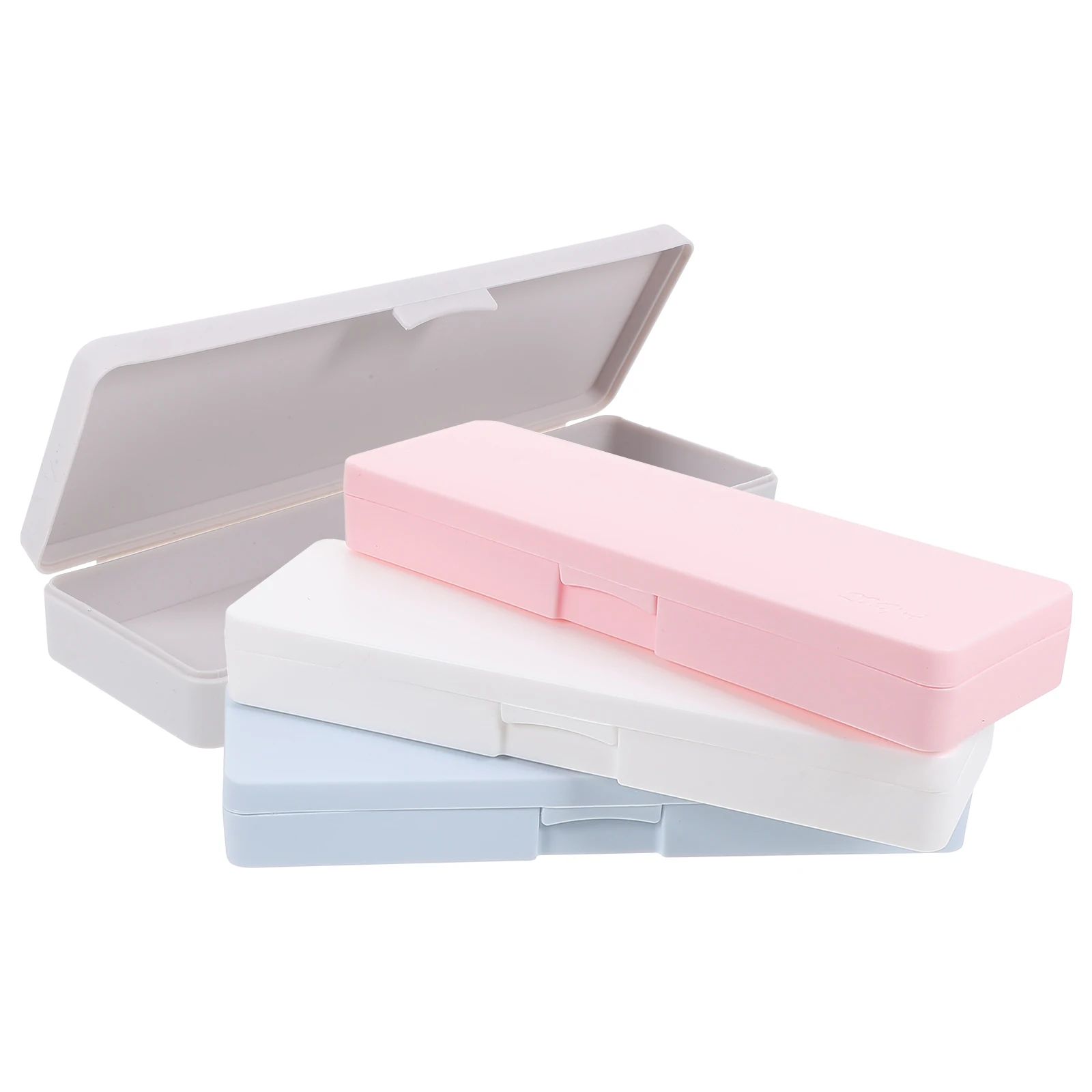 4 Pcs Pencil Box Stationery Case Lightweight Plastic ganizer Gray Blue Pink White Portable Storage Container School Supplies
4 Pcs Pencil Box Stationery Case Lightweight Plastic ganizer Gray Blue Pink White Portable Storage Container School Supplies