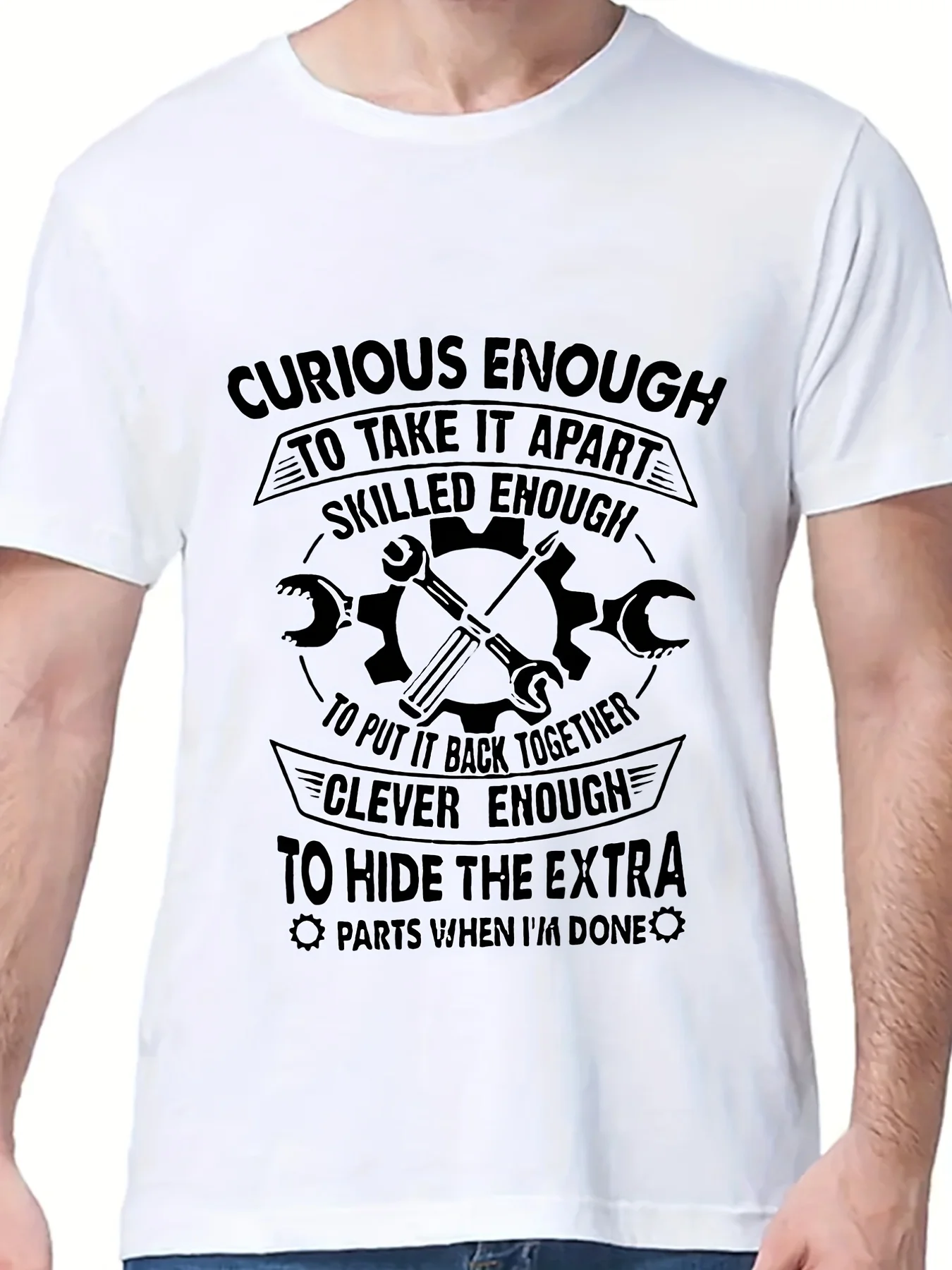 Simple letter print, men's pattern T-shirt, summer casual and comfortable T-shirt
Simple letter print, men's pattern T-shirt, summer casual and comfortable T-shirt