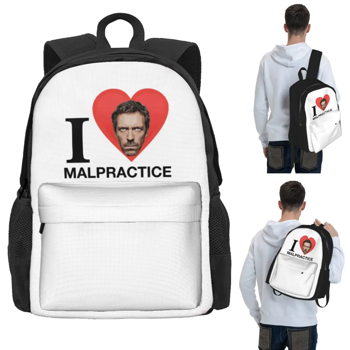 House MD Malpractice Enthusiast Merch Student Backpack School Bag Hiking Travel Daypack for Boys Girls Bookbag Shoulder Bags
House MD Malpractice Enthusiast Merch Student Backpack School Bag Hiking Travel Daypack for Boys Girls Bookbag Shoulder Bags