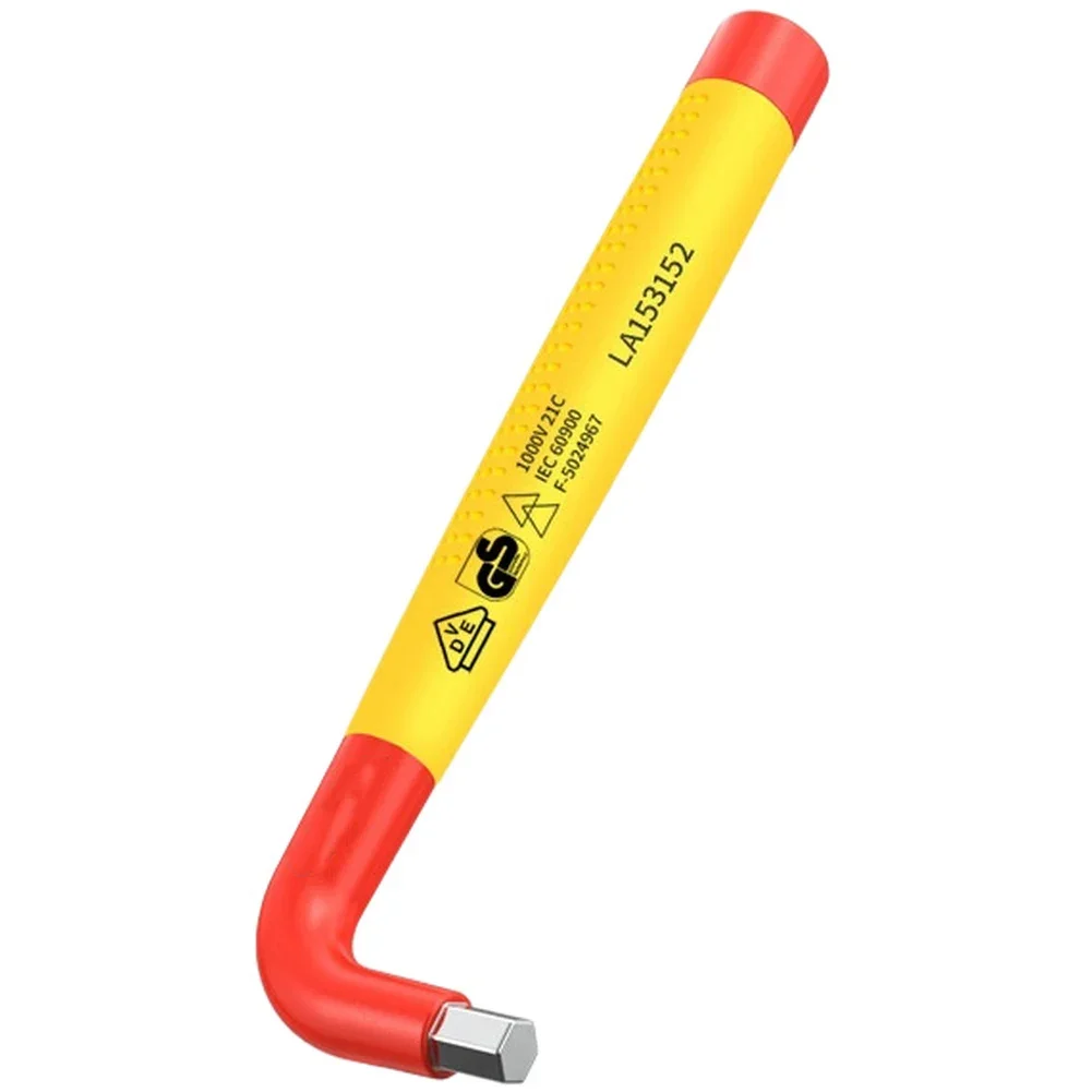 VDE Certified 7pc Insulated Hex Keys Alloy Steel Hex Wrench Set 3 4 5 6 8 10 12 mm Yellow Handle for High Voltage
VDE Certified 7pc Insulated Hex Keys Alloy Steel Hex Wrench Set 3 4 5 6 8 10 12 mm Yellow Handle for High Voltage
