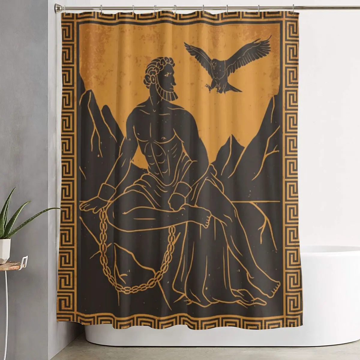 Занавеска для душа «Прометей» в стиле греческой мифологии, полиэстеровая, водонепроницаемая, с крючками
Занавеска для душа «Прометей» в стиле греческой мифологии, полиэстеровая, водонепроницаемая, с крючками