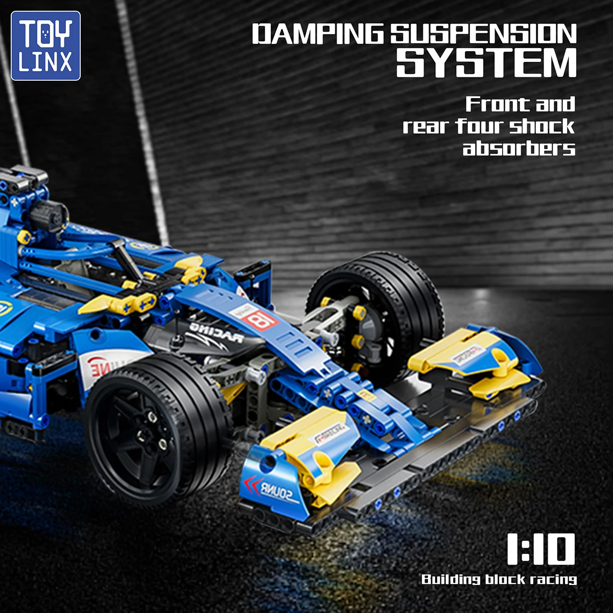 Технология F1 Blue Race Cars 1161 шт. Строительный набор MOC Строительные блоки Коллекционная модель автомобиля Рождество Пасха Праздничный подарок
Технология F1 Blue Race Cars 1161 шт. Строительный набор MOC Строительные блоки Коллекционная модель автомобиля Рождество Пасха Праздничный подарок
