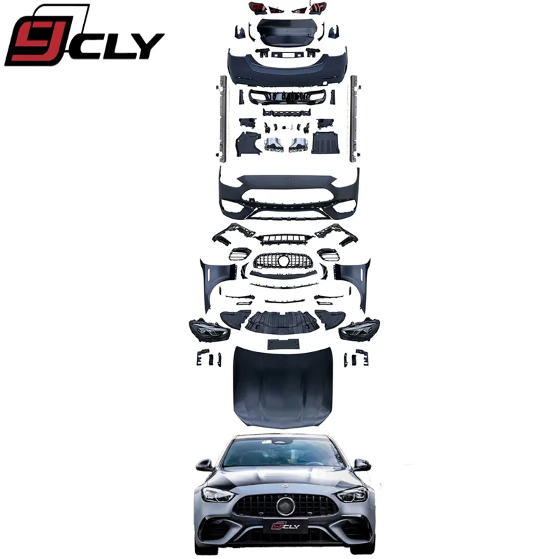 CLY Car Bumper Body Kit for Mercedes-Benz C CLASS W205 Upgrade W206 C63 AMG Body Kits with Front Rear Bumper Grill Diffuser
CLY Car Bumper Body Kit for Mercedes-Benz C CLASS W205 Upgrade W206 C63 AMG Body Kits with Front Rear Bumper Grill Diffuser