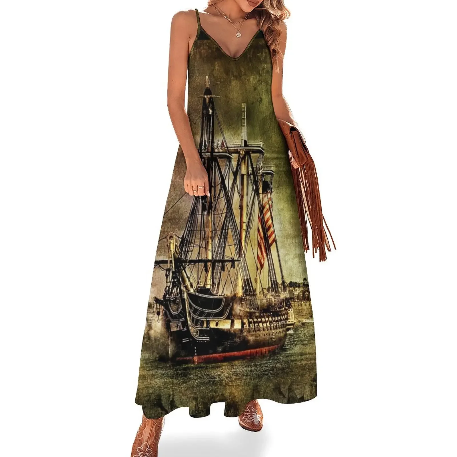 USS Constitution Sleeveless Dress evening dress woman sexy dress birthday dresses for women
USS Constitution Sleeveless Dress evening dress woman sexy dress birthday dresses for women