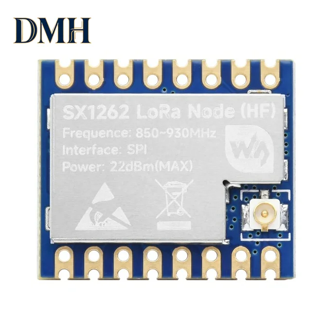 Модуль LoRa DMH-Waveshare Core1262 LF/HF, чип SX1262, связь на большие расстояния, защита от помех, подходит для диапазона Sub-GHz
Модуль LoRa DMH-Waveshare Core1262 LF/HF, чип SX1262, связь на большие расстояния, защита от помех, подходит для диапазона Sub-GHz