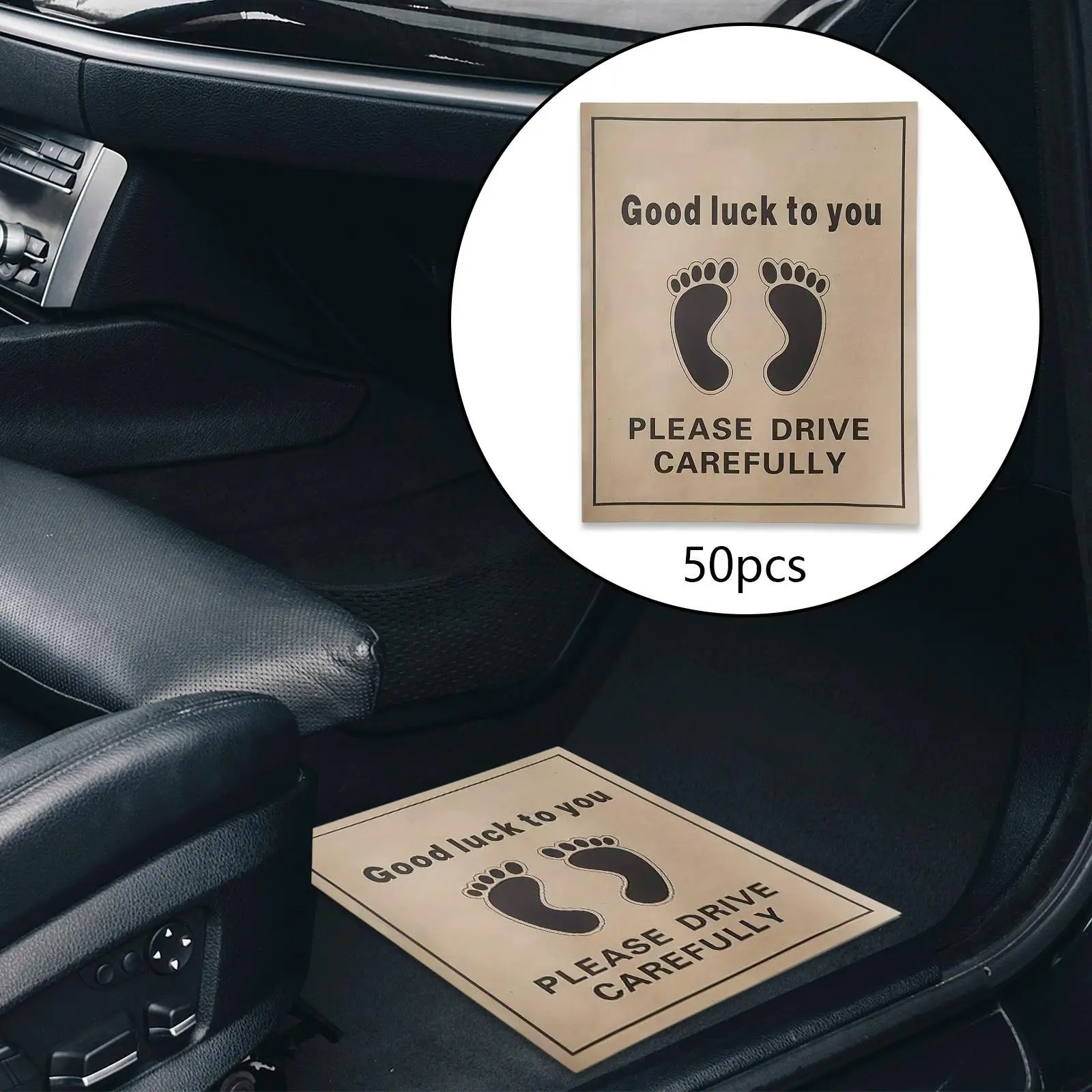 50 Pieces Car Paper Floor Mat Portable Automotive Interior Accessories Disposable Auto Foot Pads for Trucks SUVs Hotel Home
50 Pieces Car Paper Floor Mat Portable Automotive Interior Accessories Disposable Auto Foot Pads for Trucks SUVs Hotel Home