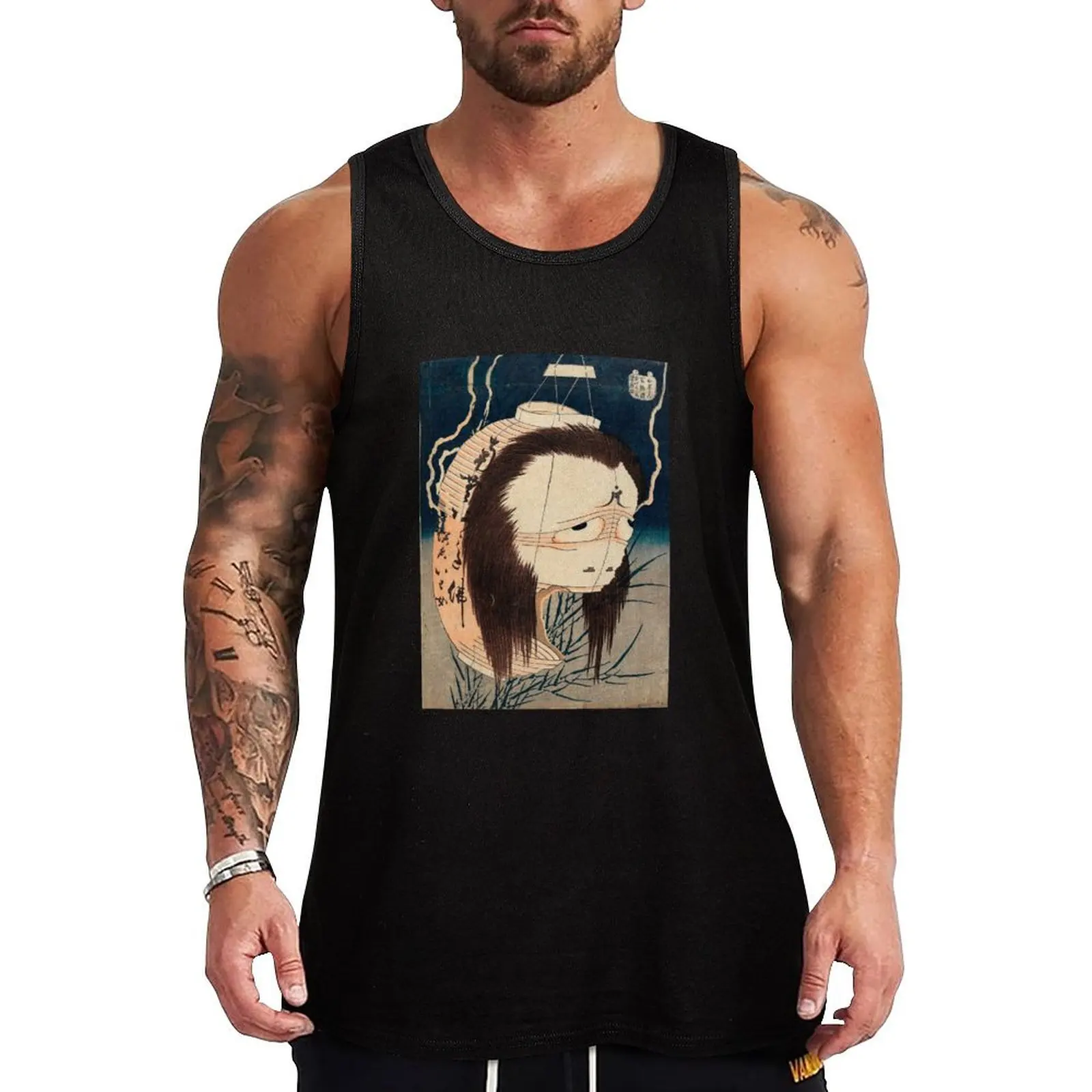The Lantern Ghost, Iwa Painting By Hokusai Tank Top Gym man Bodybuilding clothing man sleeveless gym shirt man fitness
The Lantern Ghost, Iwa Painting By Hokusai Tank Top Gym man Bodybuilding clothing man sleeveless gym shirt man fitness