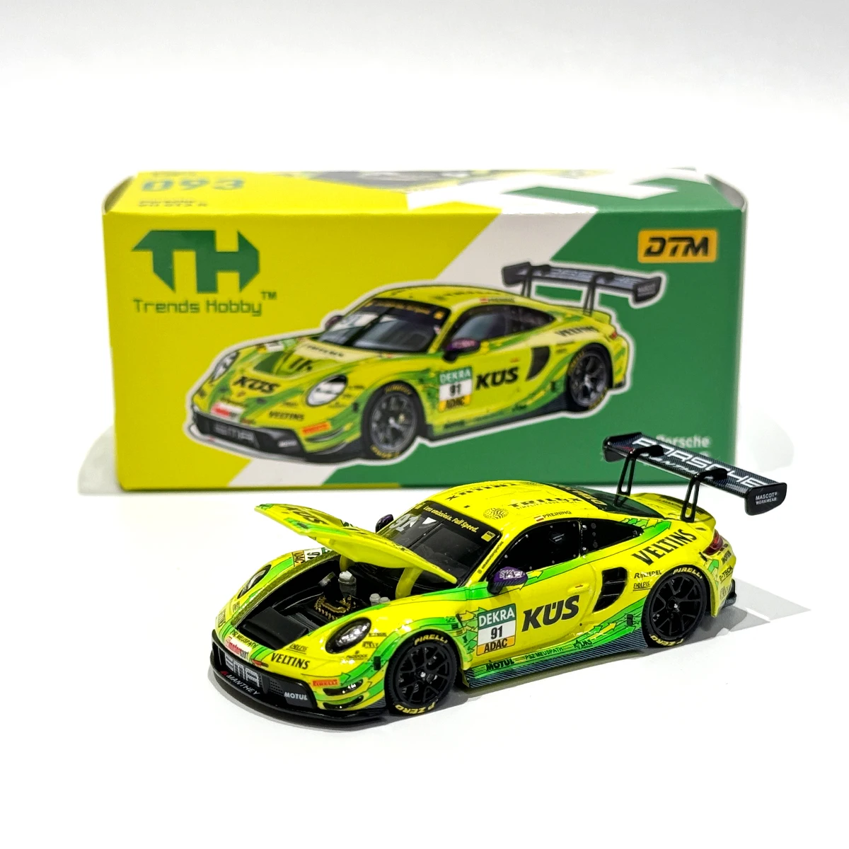 TH In Stock 1:64 Porsche 911 GT3 R DTM 2024 Openable Hood Diecast Diorama Car Model Toys Trence Hobby
TH In Stock 1:64 Porsche 911 GT3 R DTM 2024 Openable Hood Diecast Diorama Car Model Toys Trence Hobby