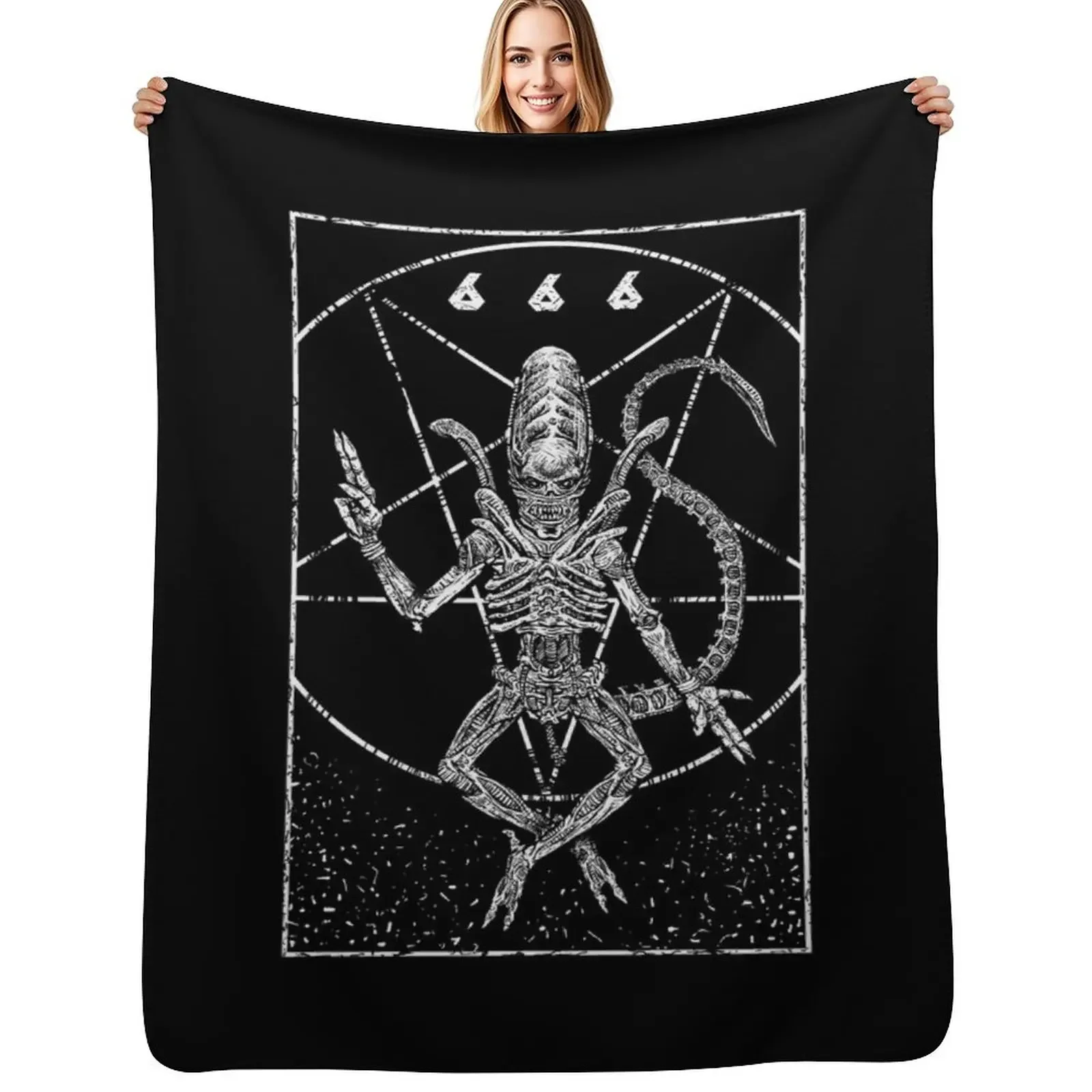 Xenomorph God Throw Blanket Luxury Designer Hairys Loose Blanket
Xenomorph God Throw Blanket Luxury Designer Hairys Loose Blanket