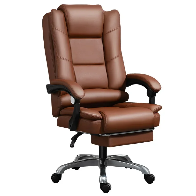 Computer chair sedentary and comfortable reclining boss household rotatable lifting cowhide
Computer chair sedentary and comfortable reclining boss household rotatable lifting cowhide
