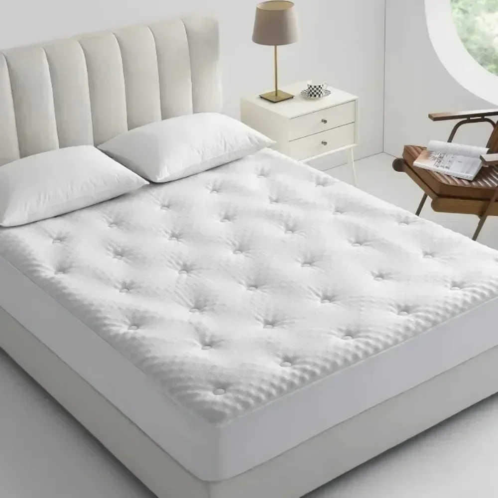 Reversible Queen Mattress Topper Memory Foam Mattress Topper, Bamboo Viscose Mattress Pad Noiseless Waterproof Mattres Cover
Reversible Queen Mattress Topper Memory Foam Mattress Topper, Bamboo Viscose Mattress Pad Noiseless Waterproof Mattres Cover