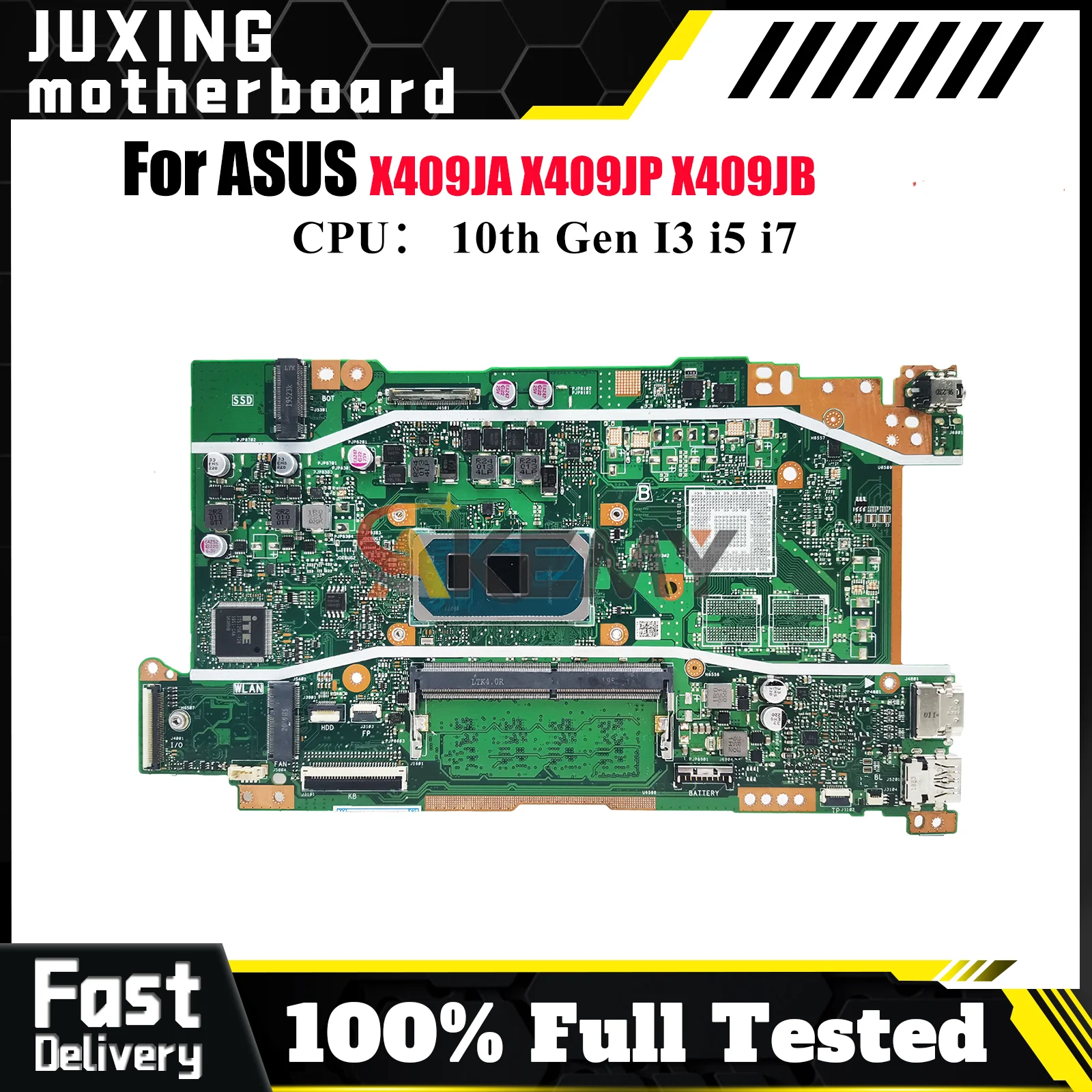 X409JA Материнская плата для ноутбука ASUS X409JP F409J R409J X409J A409J Y4200J X409JB Материнская плата 10-го поколения I3 i5 i7 100% тест OK stk
X409JA Материнская плата для ноутбука ASUS X409JP F409J R409J X409J A409J Y4200J X409JB Материнская плата 10-го поколения I3 i5 i7 100% тест OK stk