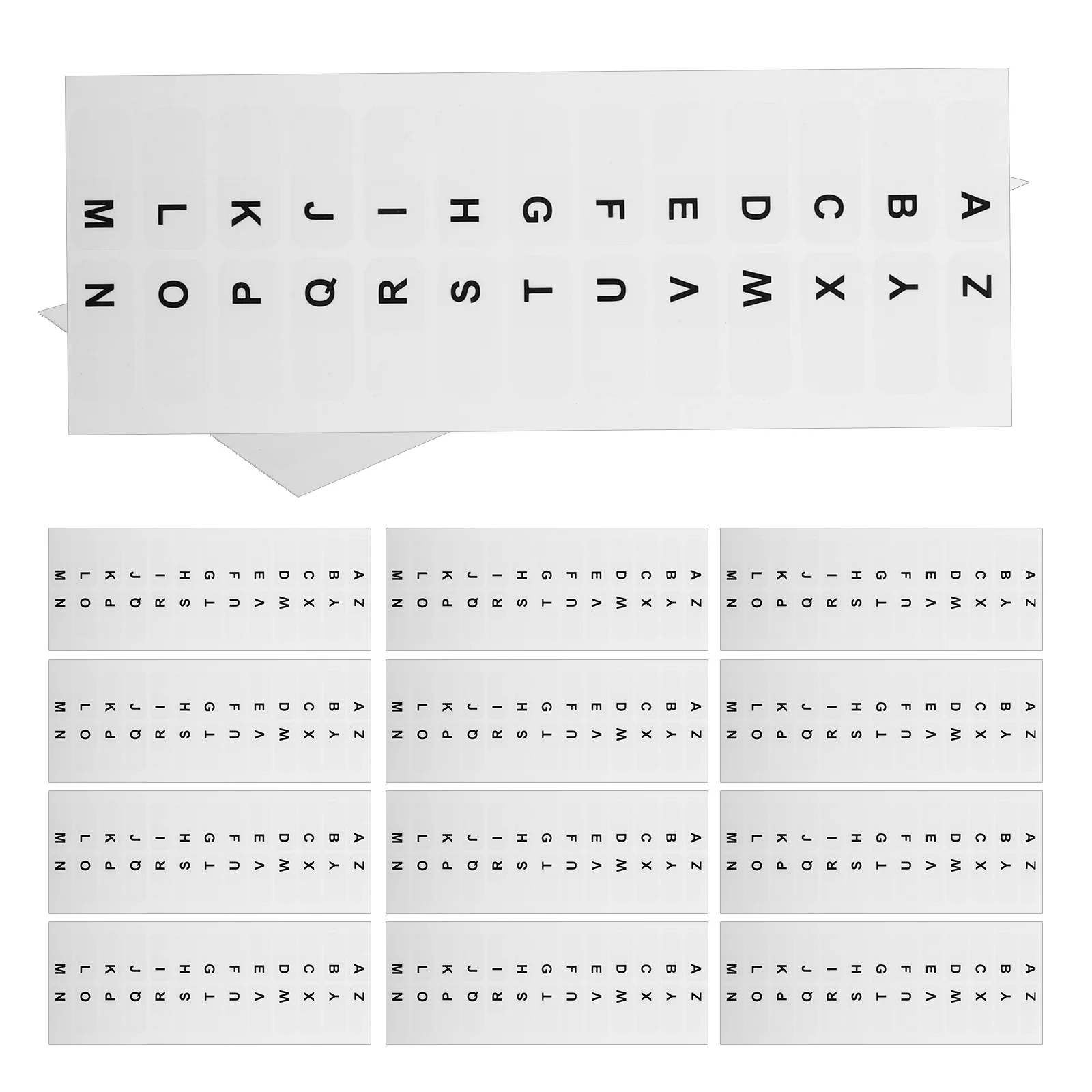 14 Sheets Alphabet Index Stickers English Letter Page Tabs For Notebooks Folders Plastic Sticky Labels Small Convenient Office
14 Sheets Alphabet Index Stickers English Letter Page Tabs For Notebooks Folders Plastic Sticky Labels Small Convenient Office