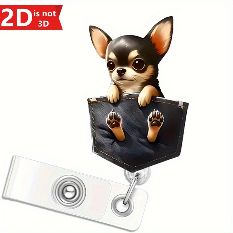 Fun retractable badge clip, a perfect gift for veterinarians, nurses, and dog lovers.
Fun retractable badge clip, a perfect gift for veterinarians, nurses, and dog lovers.