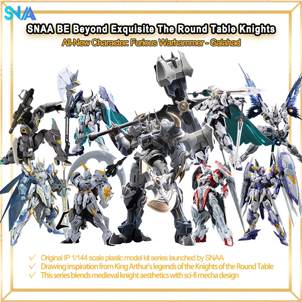 New SNAA Knights Model Toy Round Table Knight Mecha Kit Galahad Lamorak 1/144 Full Frame Buildable Action Figure Collection Gift
New SNAA Knights Model Toy Round Table Knight Mecha Kit Galahad Lamorak 1/144 Full Frame Buildable Action Figure Collection Gift