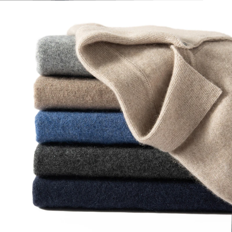 Polo Collar 100% Cashmere Sweater Autumn and Winter New Men's Flat Bottoming Shirt Middle-Aged Business Loose Pullover
Polo Collar 100% Cashmere Sweater Autumn and Winter New Men's Flat Bottoming Shirt Middle-Aged Business Loose Pullover