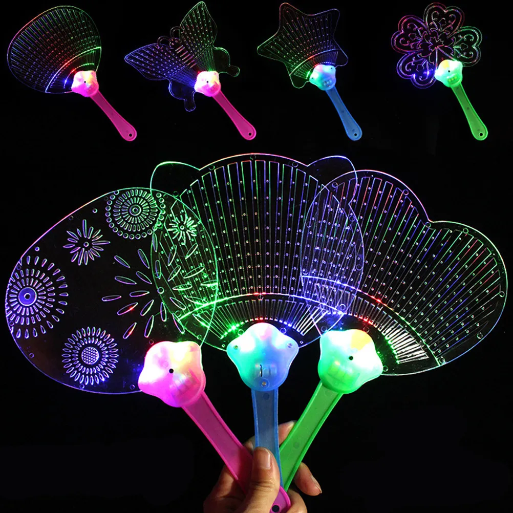 6 Pcs Luminous Fans Flashing LED Kids Toys Chinese Festival Decorations Hand Held
6 Pcs Luminous Fans Flashing LED Kids Toys Chinese Festival Decorations Hand Held