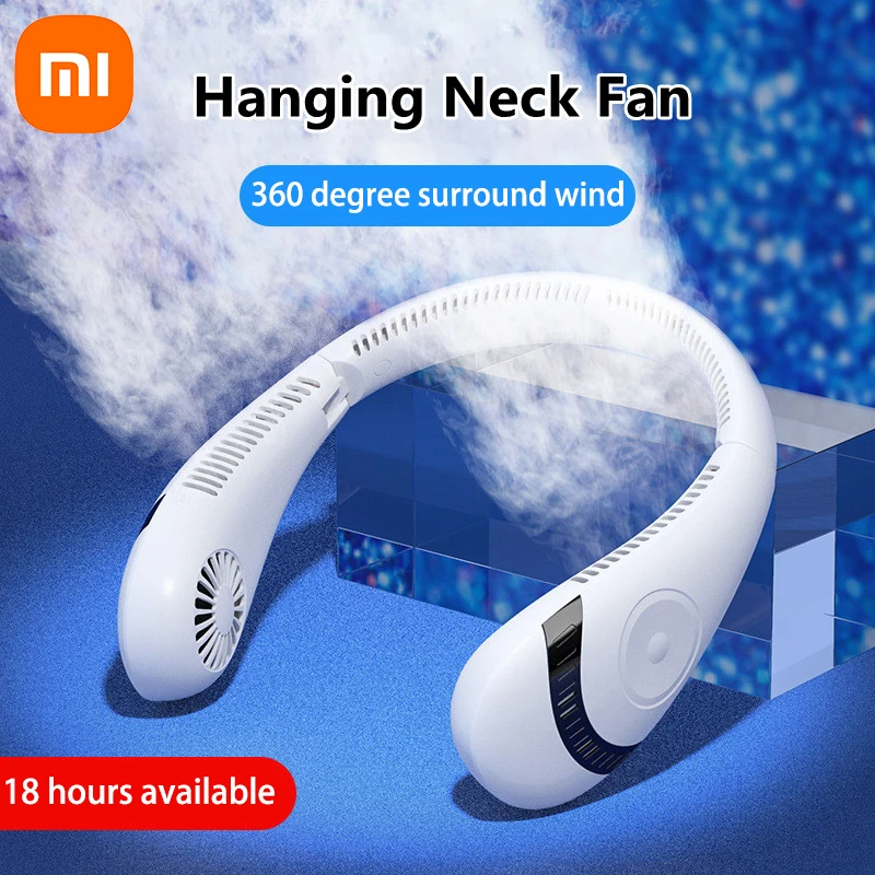 Xiaomi Portable Wireless Neck Fan USB Rechargeable Electric Mute Bladeless Mini Fans Air Conditioning Cooler for Sports Home
Xiaomi Portable Wireless Neck Fan USB Rechargeable Electric Mute Bladeless Mini Fans Air Conditioning Cooler for Sports Home