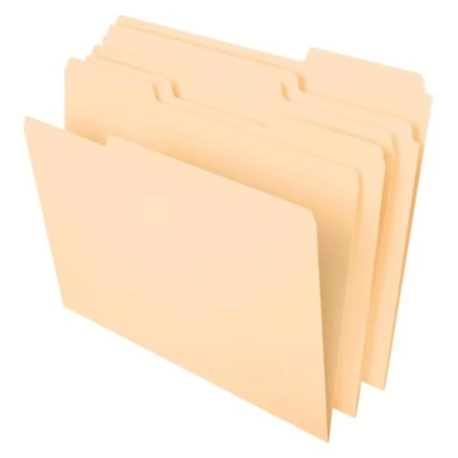 File Folders, 100 Pack, Durable Manila Folders, Size 8.5" x 11",3 Top Tabs for Easy Labeling, Everyday Filing Essential for Off
File Folders, 100 Pack, Durable Manila Folders, Size 8.5" x 11",3 Top Tabs for Easy Labeling, Everyday Filing Essential for Off