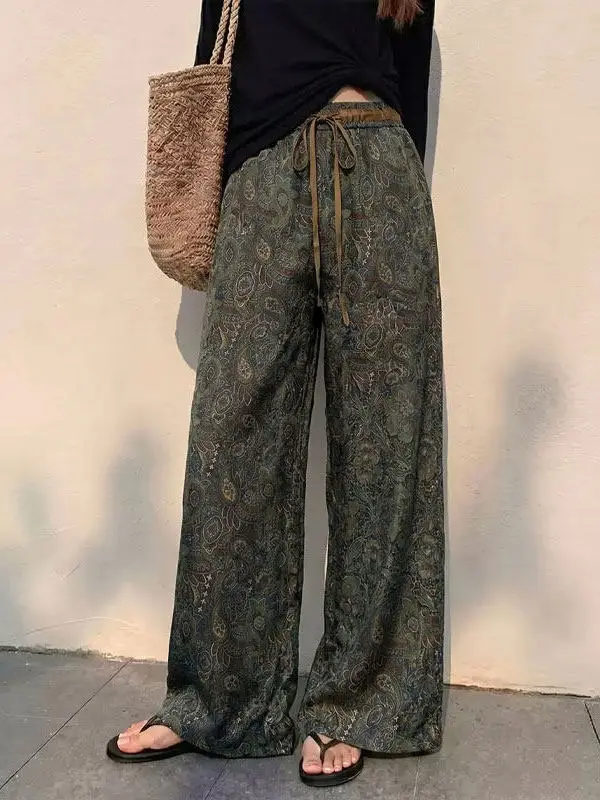 Loose Comfortable Women's Printed Casual Pants High Waist Elastic Waist Artistic Style Korean Version Summer Fashion Long Tro...
Loose Comfortable Women's Printed Casual Pants High Waist Elastic Waist Artistic Style Korean Version Summer Fashion Long Tro...