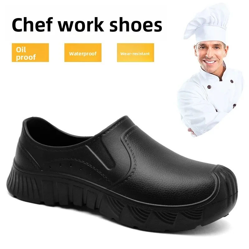 All-Season Anti-Slip Waterproof Oil-resistant Chef Shoes for Men Lazy Driver's Shoes Men's Casual Leather Shoes Mules EVA
All-Season Anti-Slip Waterproof Oil-resistant Chef Shoes for Men Lazy Driver's Shoes Men's Casual Leather Shoes Mules EVA