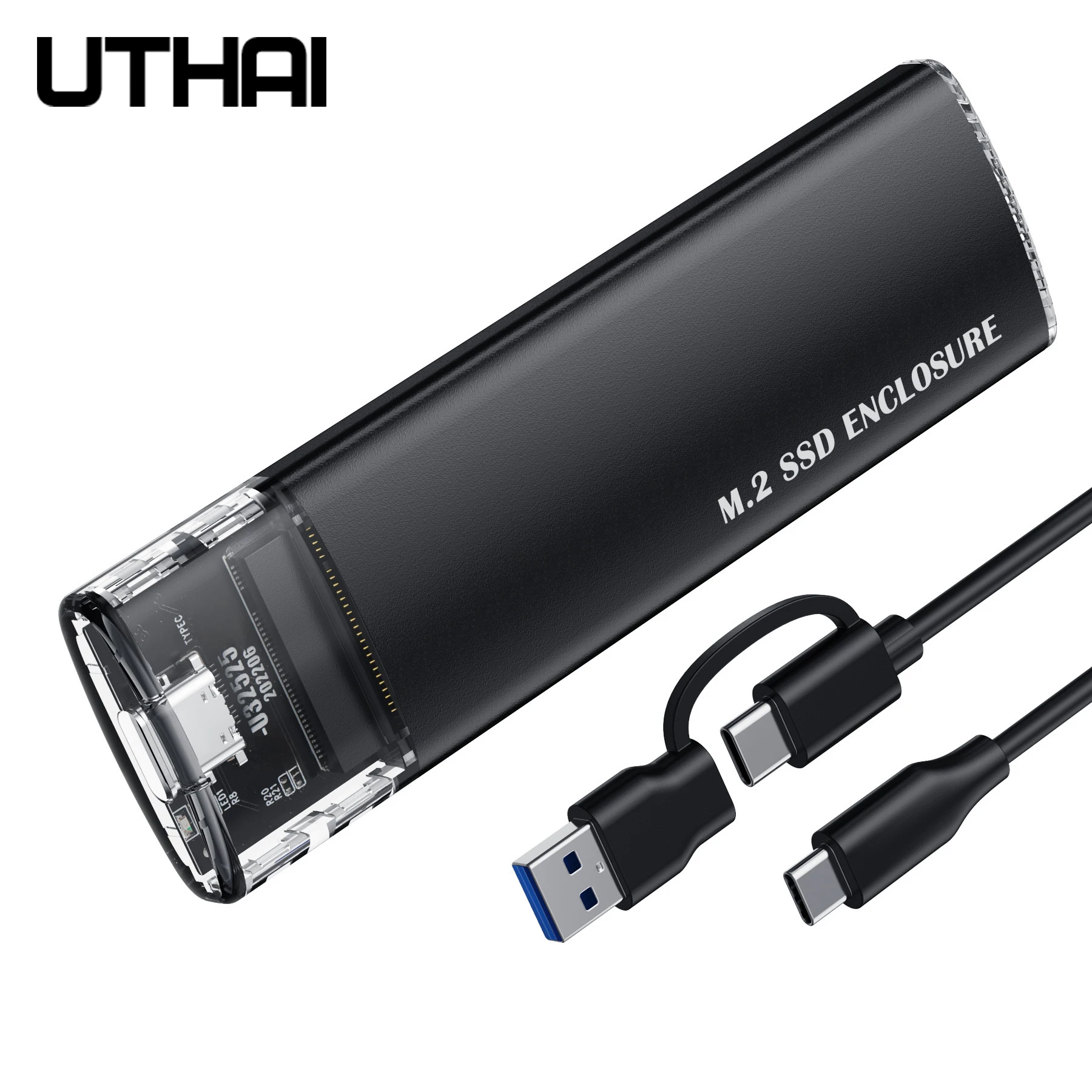 Dual Protocol M.2 Solid State Drive Box - NVMe to TypeC External SATA Mobile M2 Universal SSD Adapter for Reading And Writing 
Dual Protocol M.2 Solid State Drive Box - NVMe to TypeC External SATA Mobile M2 Universal SSD Adapter for Reading And Writing