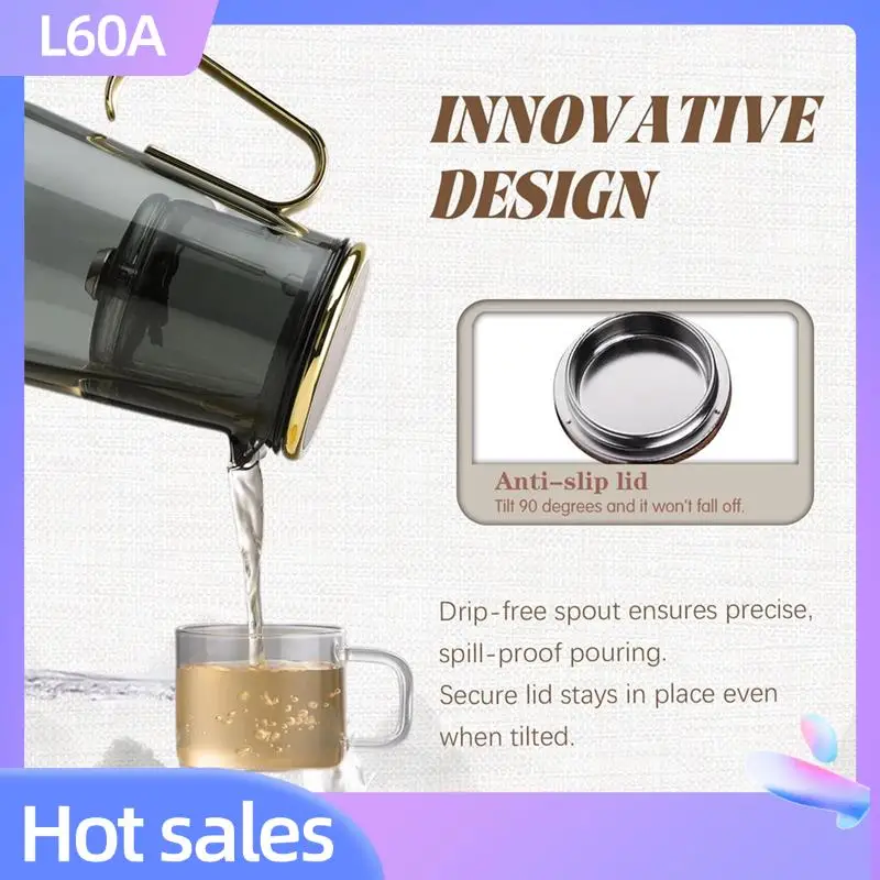 L60A 700Ml Magnetic Glass Tea Maker Pot With Infuser - Kettle Teapot For Easy Tea Filtration, Water Separation Technology
L60A 700Ml Magnetic Glass Tea Maker Pot With Infuser - Kettle Teapot For Easy Tea Filtration, Water Separation Technology