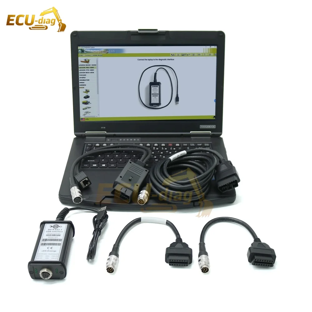 Truck Excavator Diagnostic Tool For CLAAS CDS 7.5.1 Interface (CANUSB) MetaDiag Diagnostic System with CF54 Laptop
Truck Excavator Diagnostic Tool For CLAAS CDS 7.5.1 Interface (CANUSB) MetaDiag Diagnostic System with CF54 Laptop