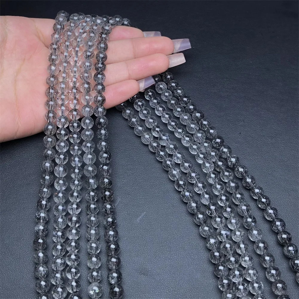 1 Pc Fengbaowu Natural Black Rutilated Quartz Bracelet Round Beads 3 Loops Crystal Healing Stone Women Fashion Jewelry Gift
1 Pc Fengbaowu Natural Black Rutilated Quartz Bracelet Round Beads 3 Loops Crystal Healing Stone Women Fashion Jewelry Gift