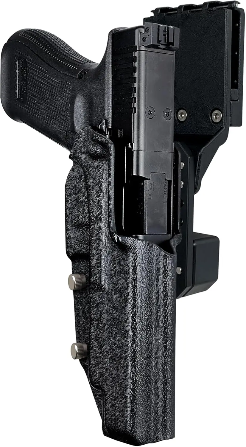 Компетитционная кобура для пистолетов Glock 34 и 35 - универсальная, подходит для всех поколений
Компетитционная кобура для пистолетов Glock 34 и 35 - универсальная, подходит для всех поколений